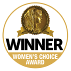 Winner 9 Out of 10 Recommended - Women's Choice Award 2020