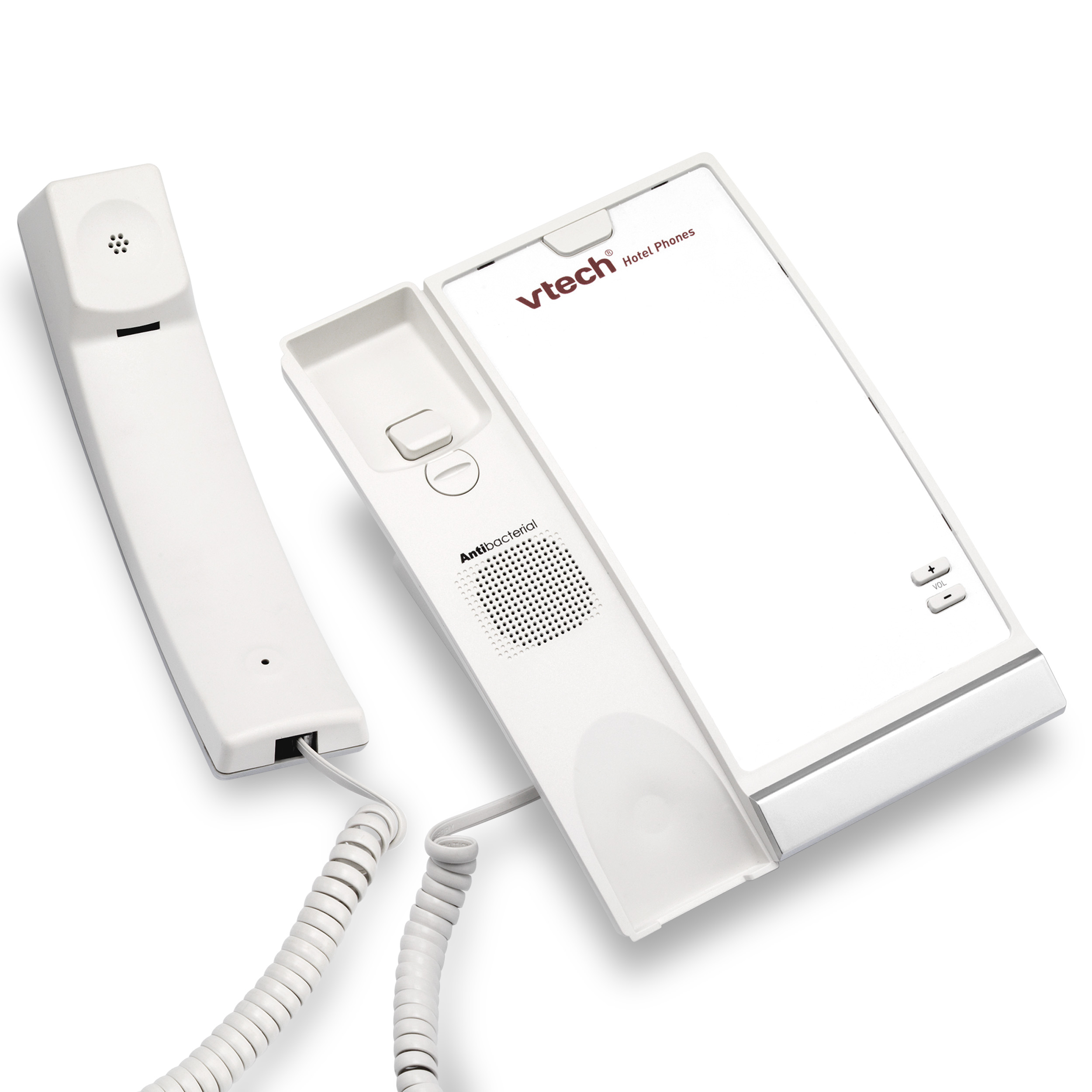 Image of 1-Line Contemporary Analog Lobby Phone | A2100 Silver & Pearl