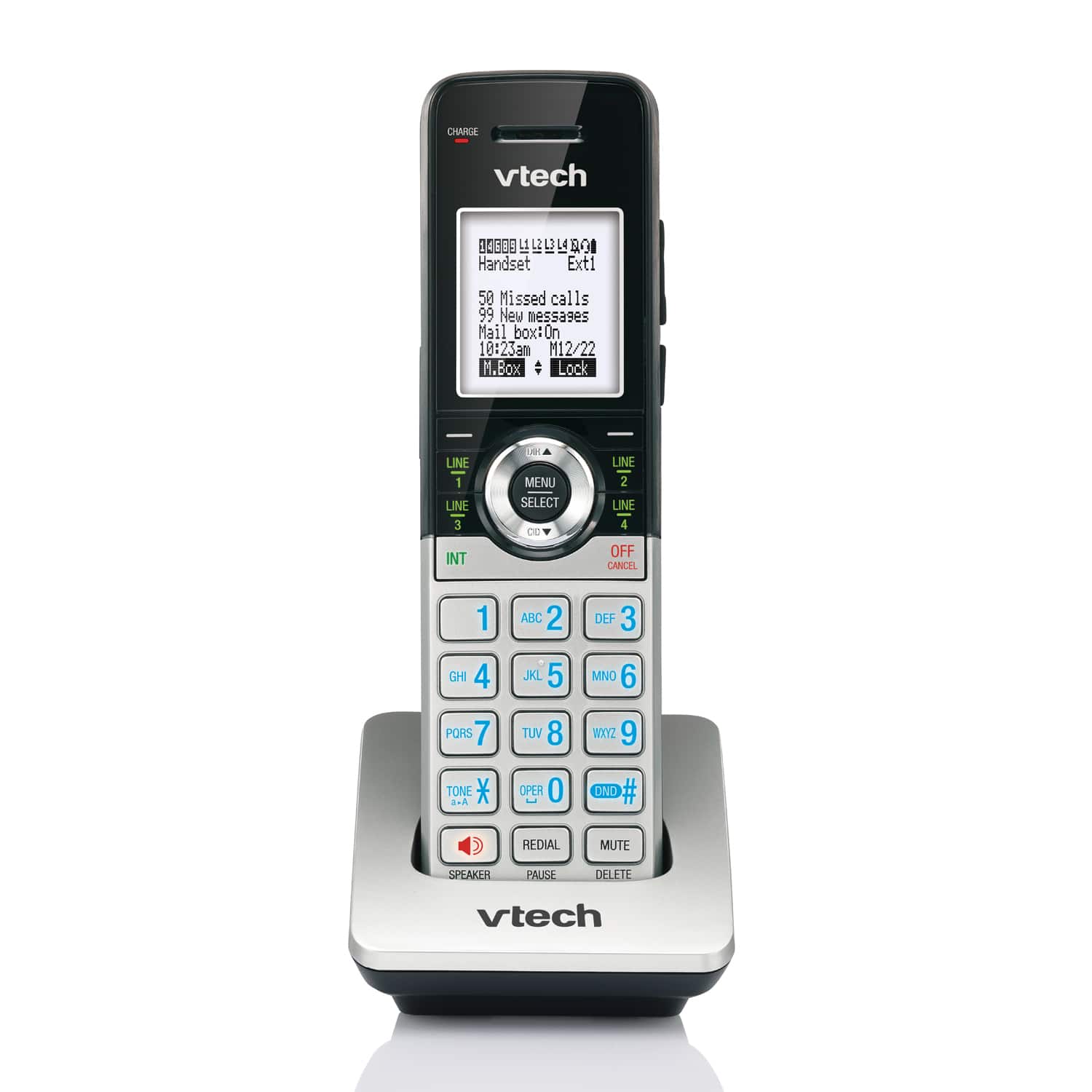 4-Line Small Business System Cordless Handset - view 1