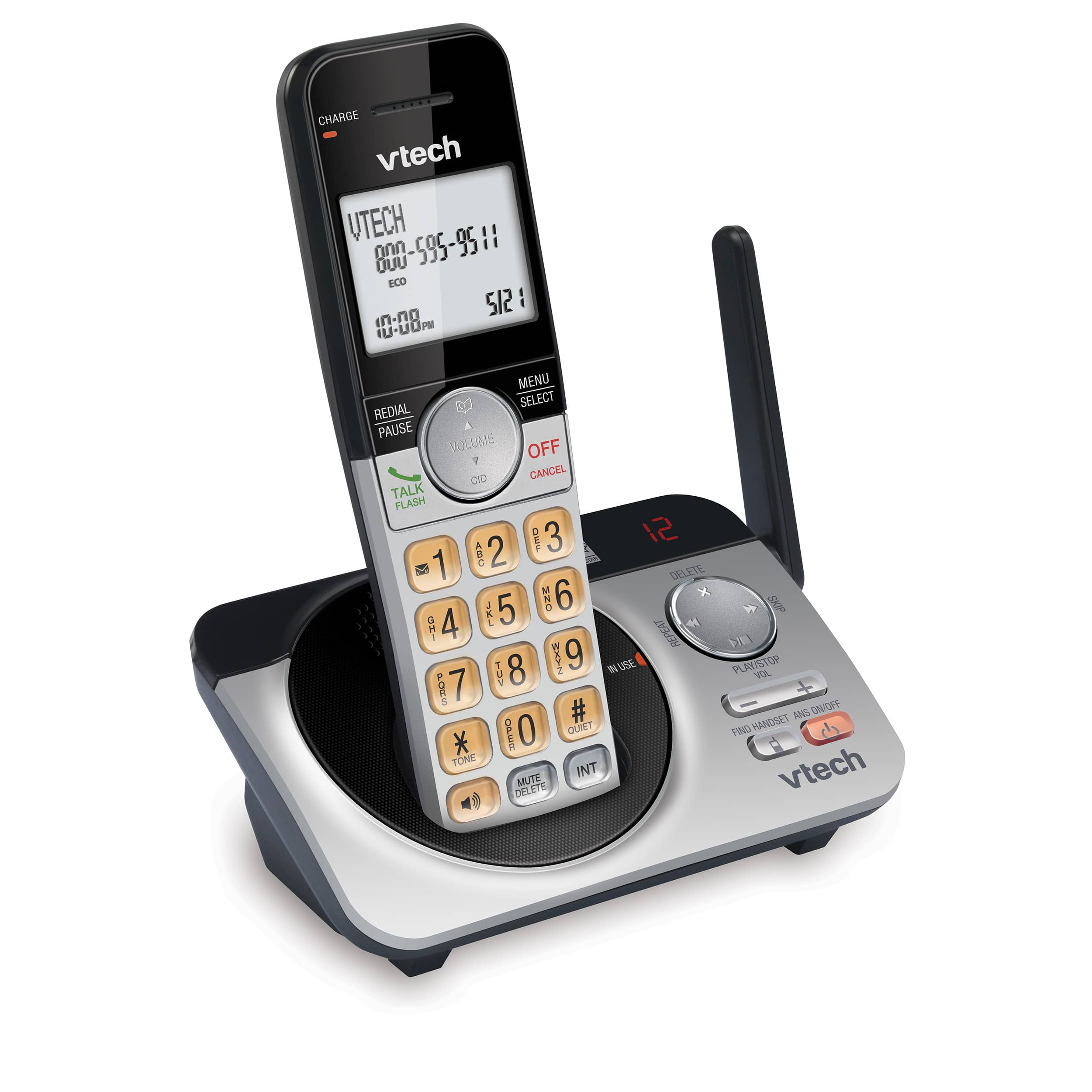 Cordless Dect 6.0 Vtech Wireless Monitoring System Accessory Handset 