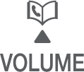 Volume up or phonebook