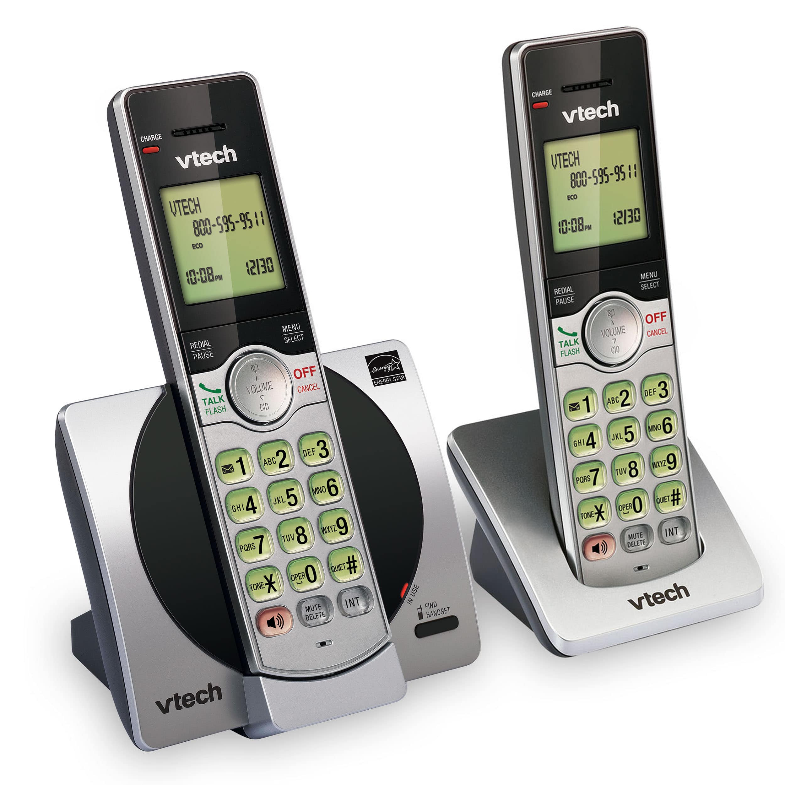 VTech CS6919-16 DECT 6.0 Cordless Phone with ID Call Waiting Red 