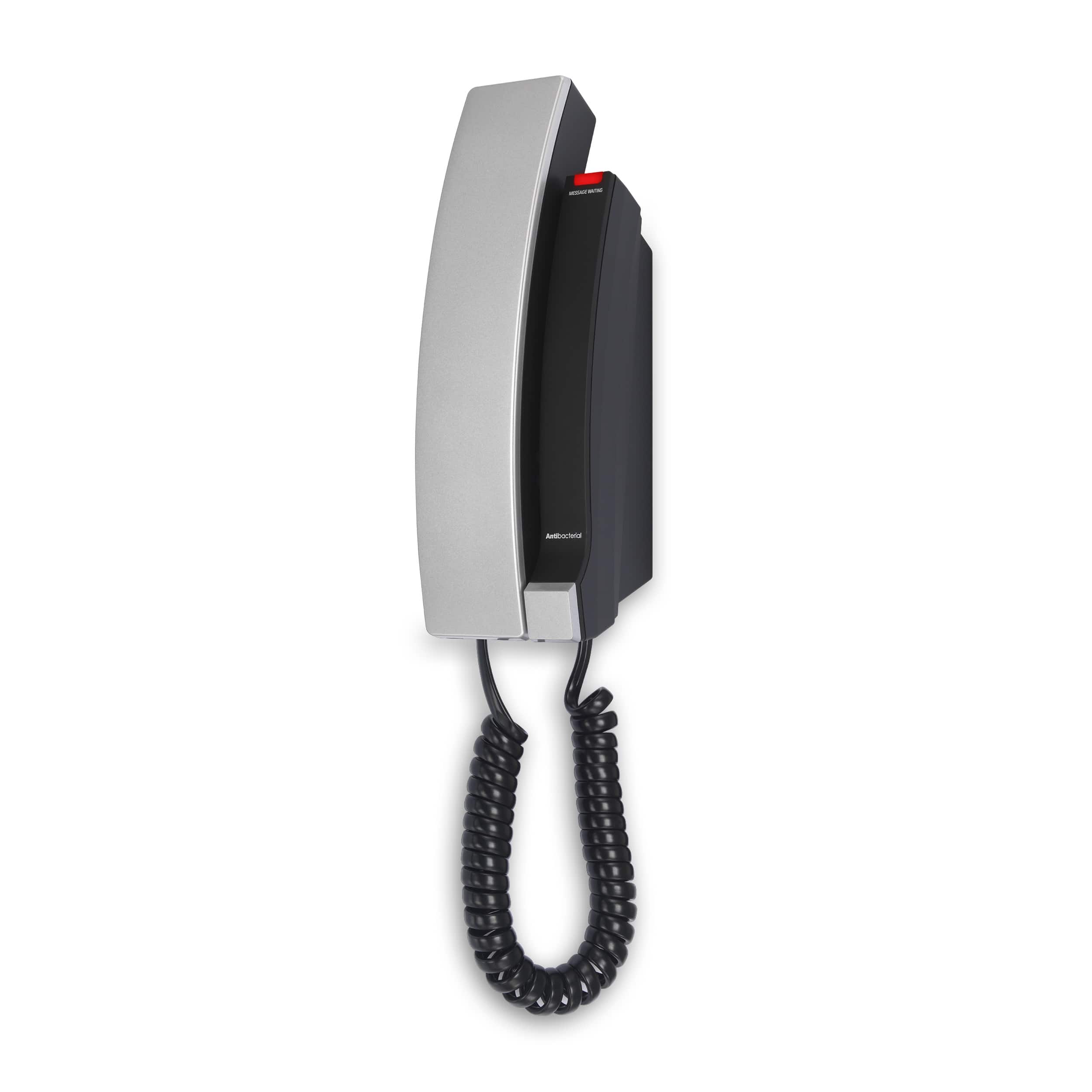Image of 1-Line Analog Corded Phone | CTM-A2315-WM Silver Black