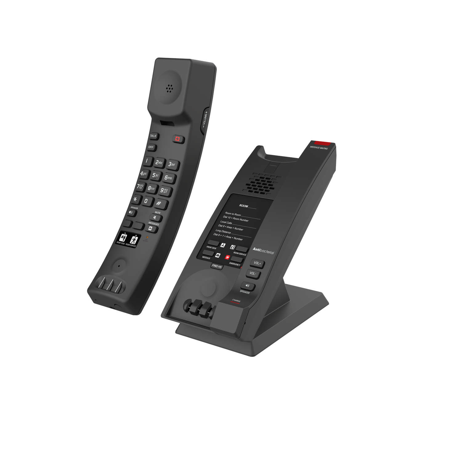 1-Line Analog Cordless Phone - VTech® Hotel Phones