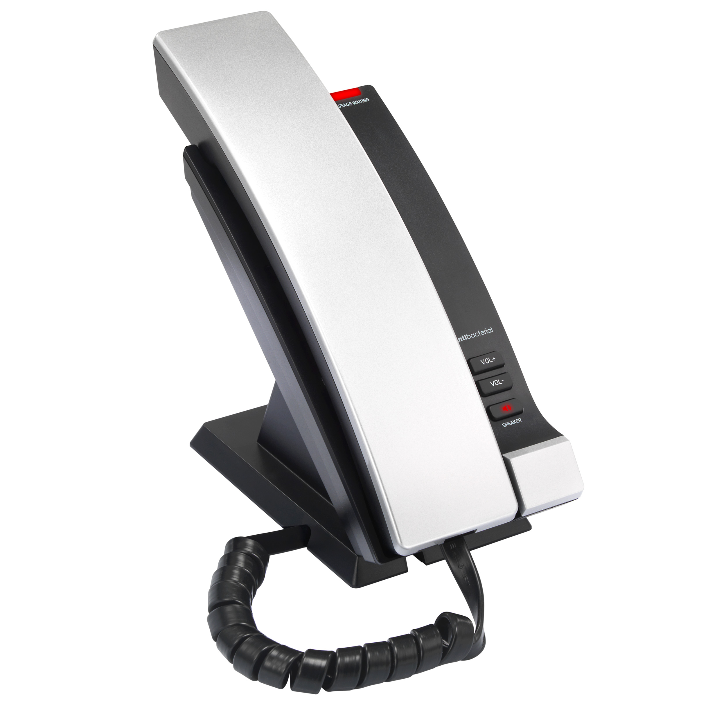 Image of 1-Line Contemporary SIP Corded Phone | CTM-S2315 Silver Black
