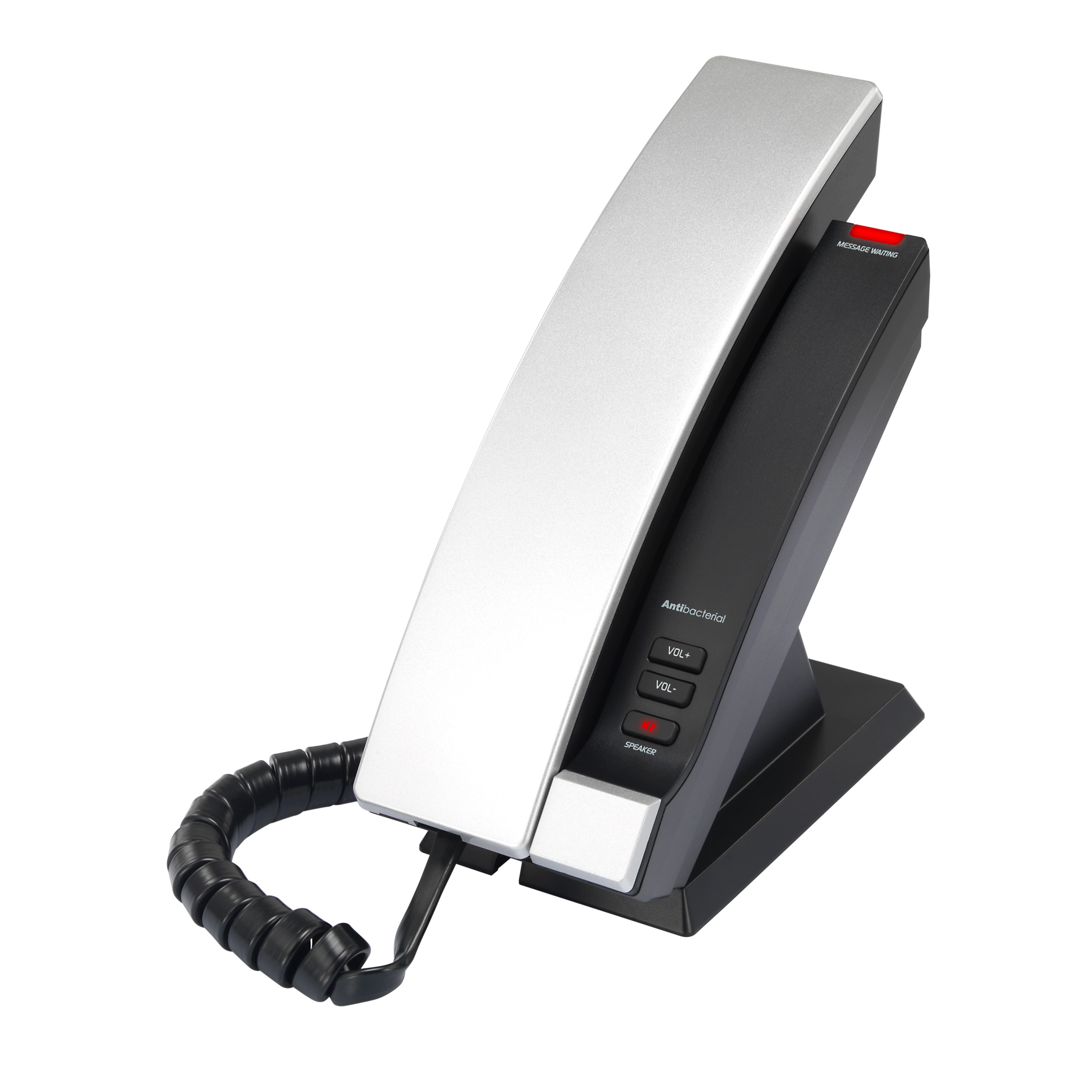 Image of 1-Line Contemporary SIP Corded Phone | CTM-S2315 Silver Black