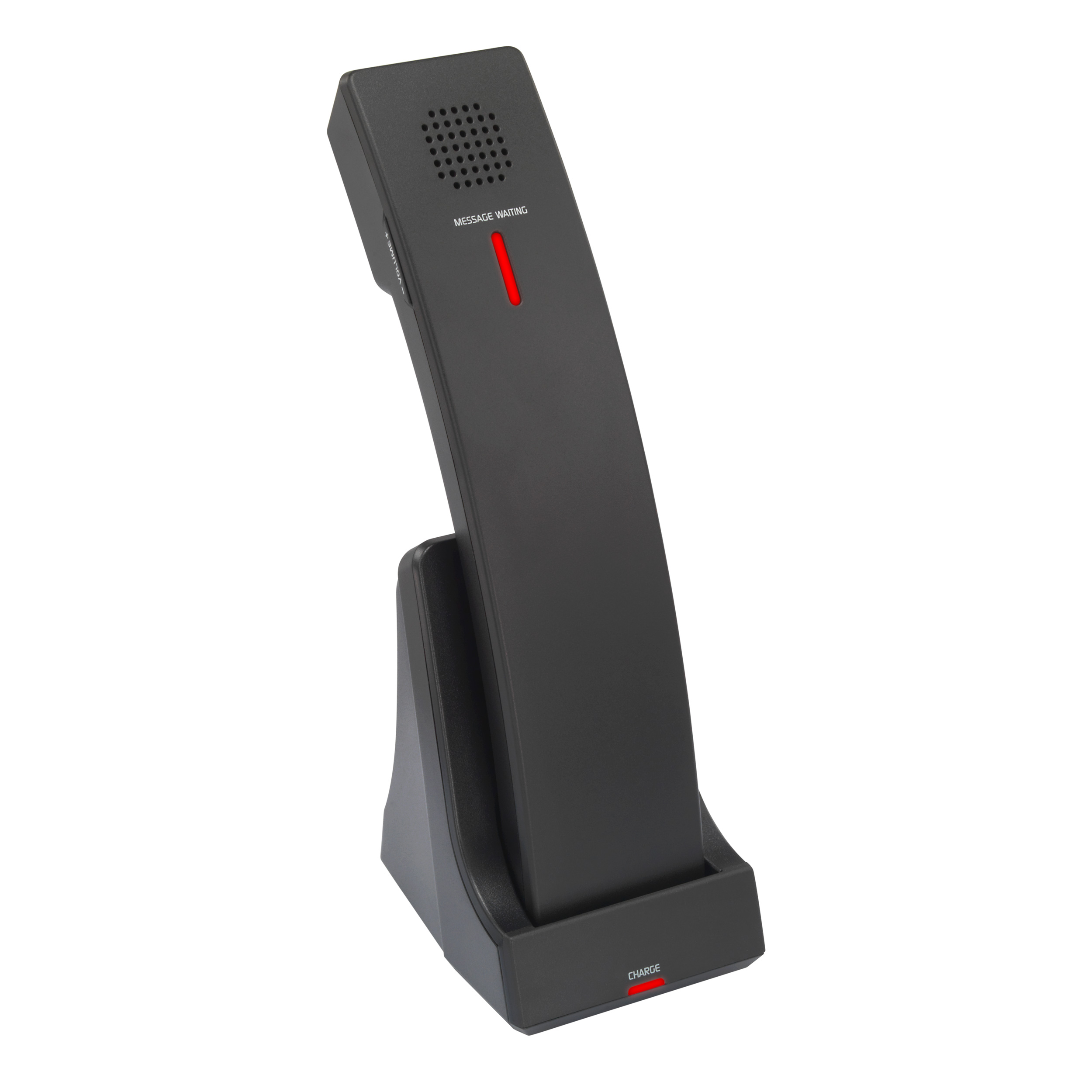 Image of 1-Line Contemporary SIP Cordless Accessory Handset with Charger | CTM-S2415HC Matte Black