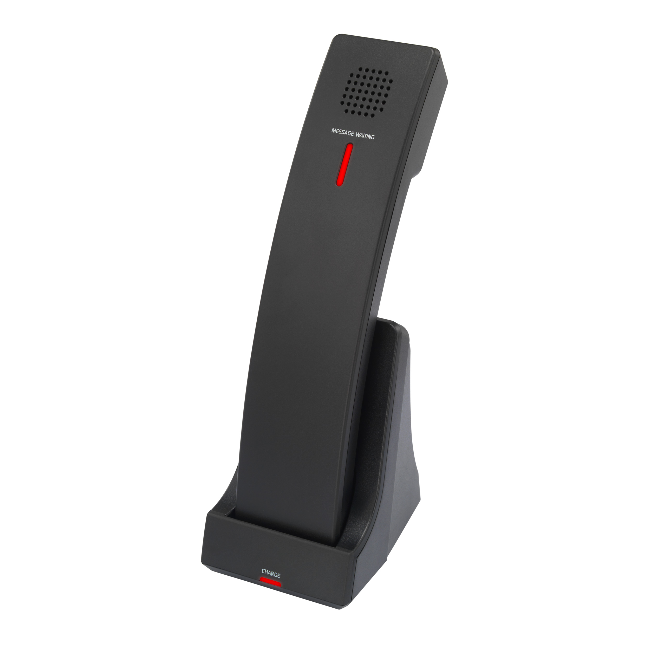 Image of 1-Line Contemporary SIP Cordless Accessory Handset with Charger | CTM-S2415HC Matte Black