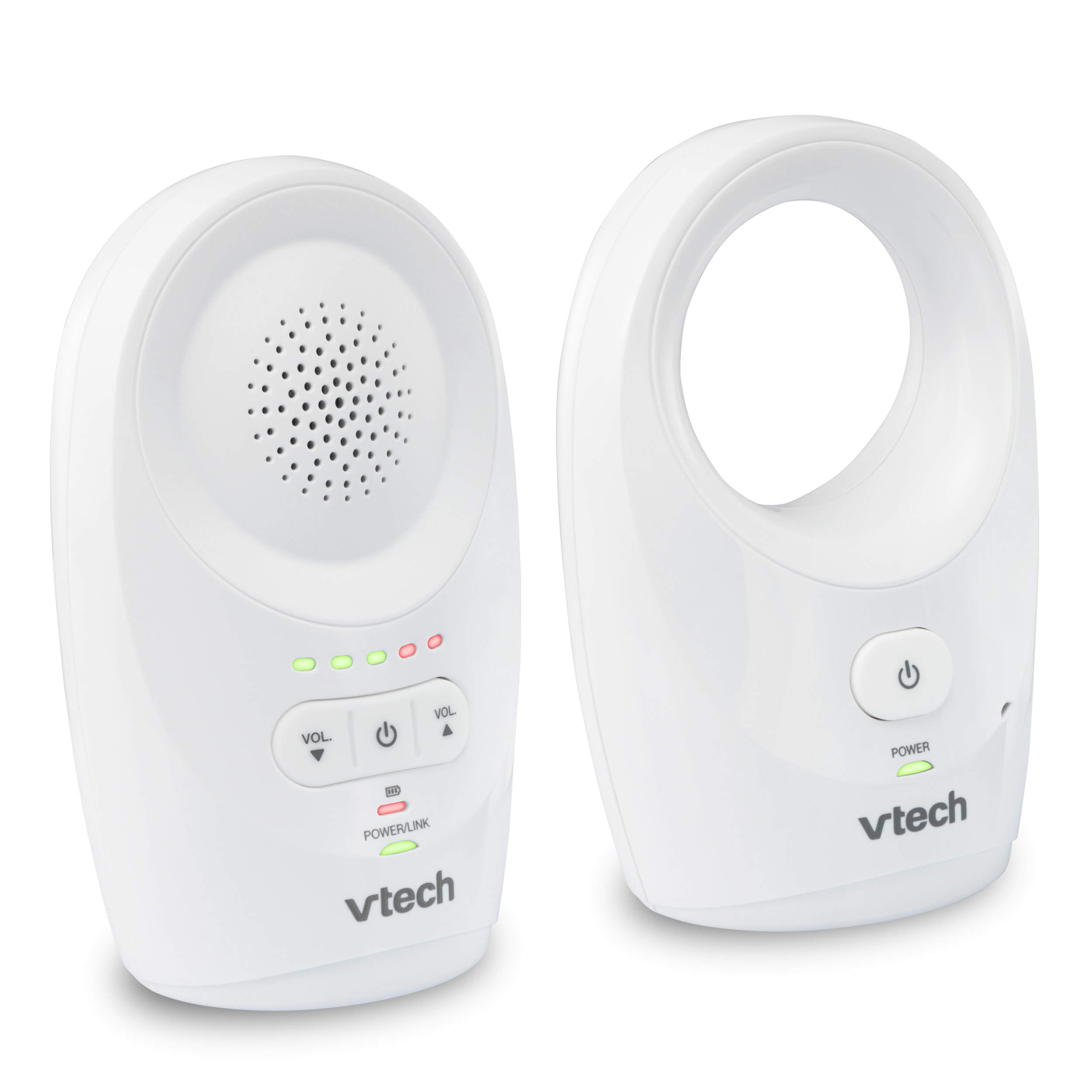 White VTech DM1111 1 Parent Unit Enhanced Range Digital Audio Baby Monitor 