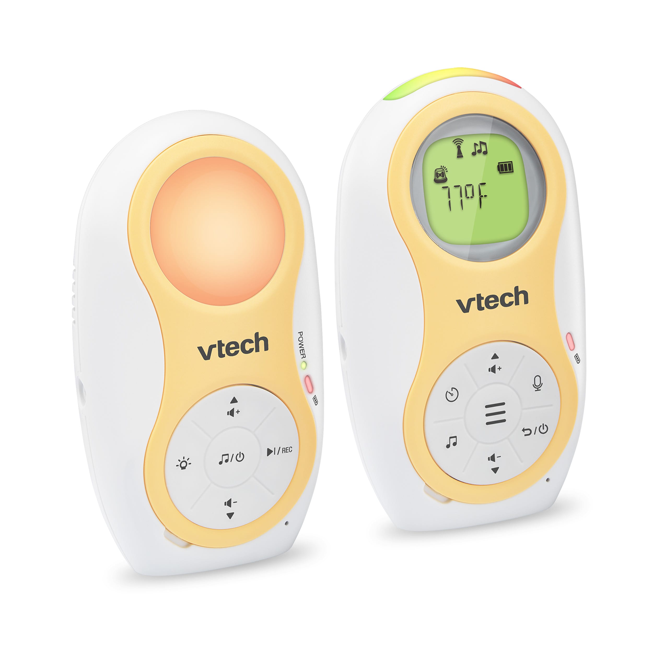 Enhanced Range Digital Audio Baby Monitor with Night Light