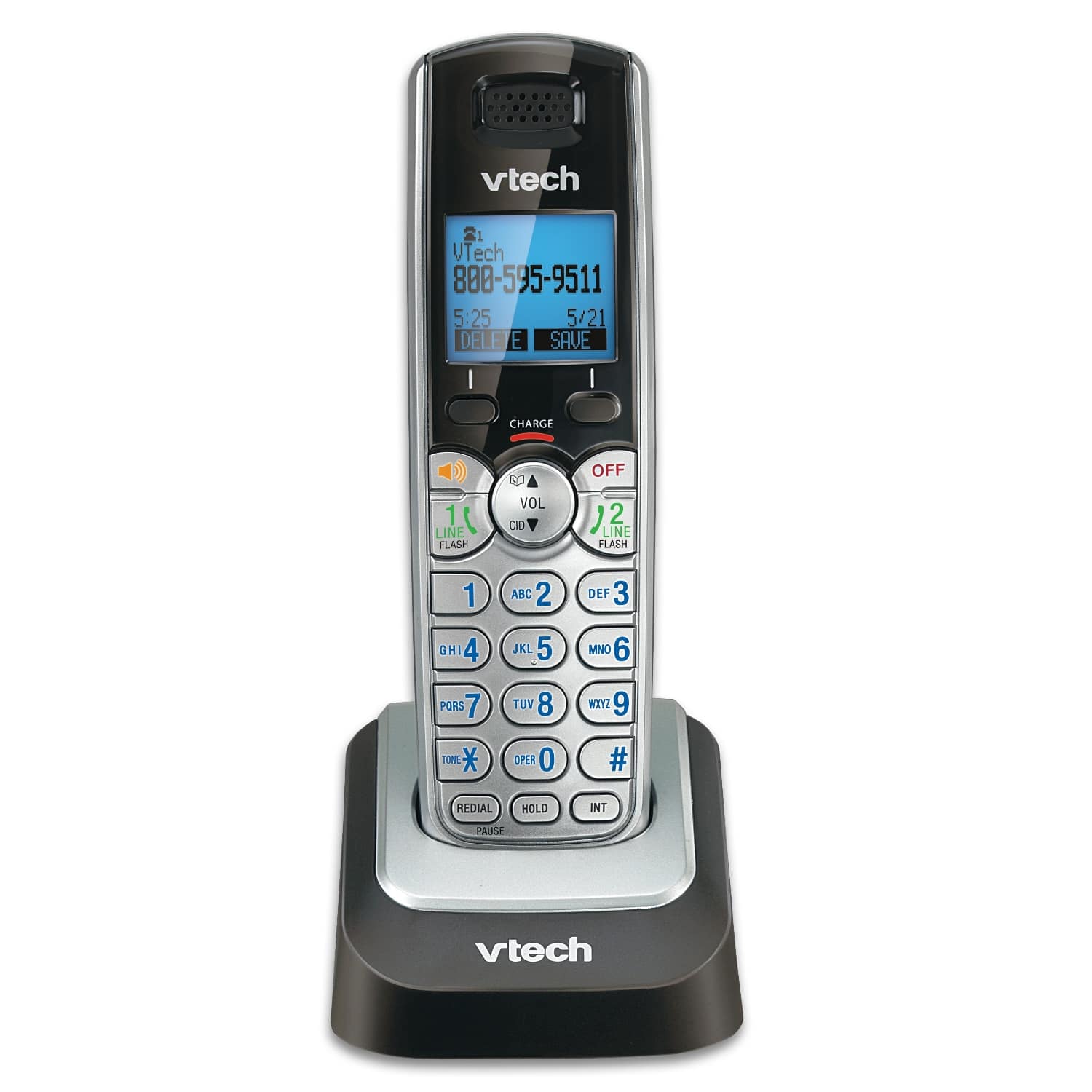 2-Line Accessory Handset with Caller ID/Call Waiting - view 1