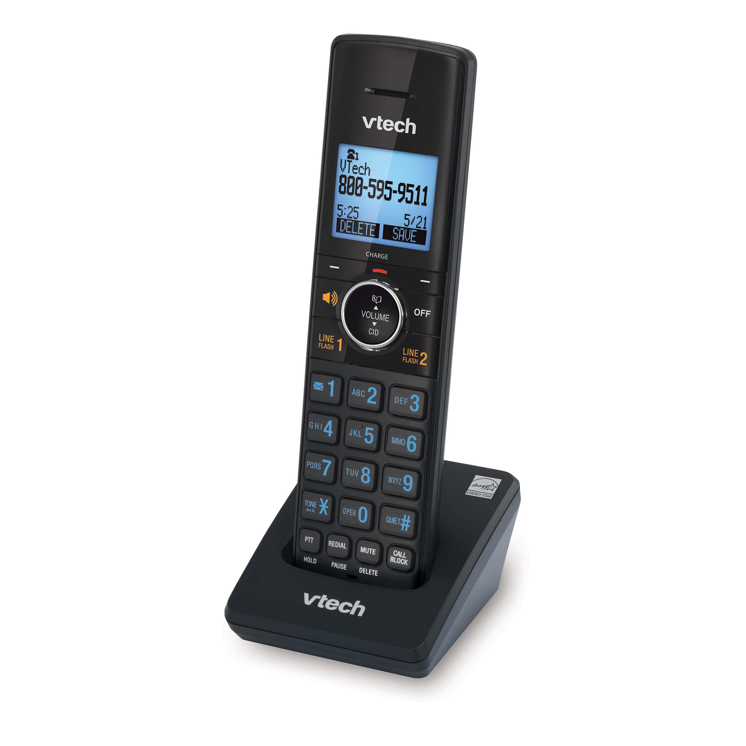 2-Line Accessory Handset for DS6251 series phones