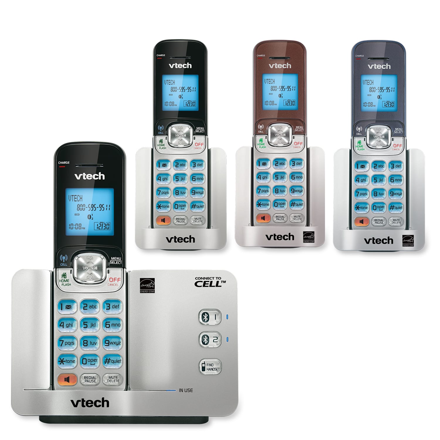 Phones usa. Радиотелефон Vtech connect to Cell. TM. Cell WIFI Tel. TM. Cell WIFI otagy Tel. 100 Days Standby telephone.