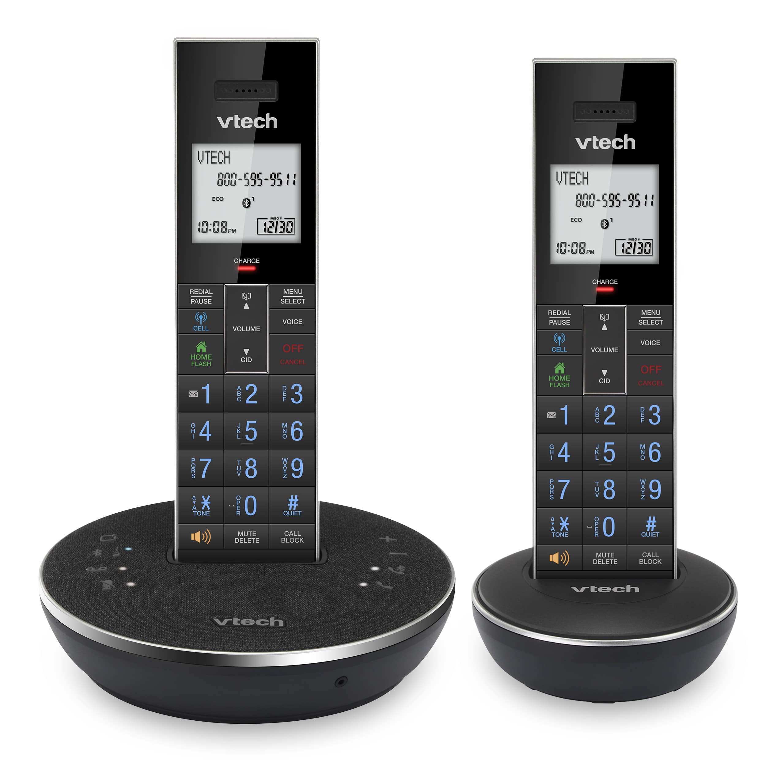 2 Handset  Connect to Cell™ Answering System with Bluetooth Speaker - view 1