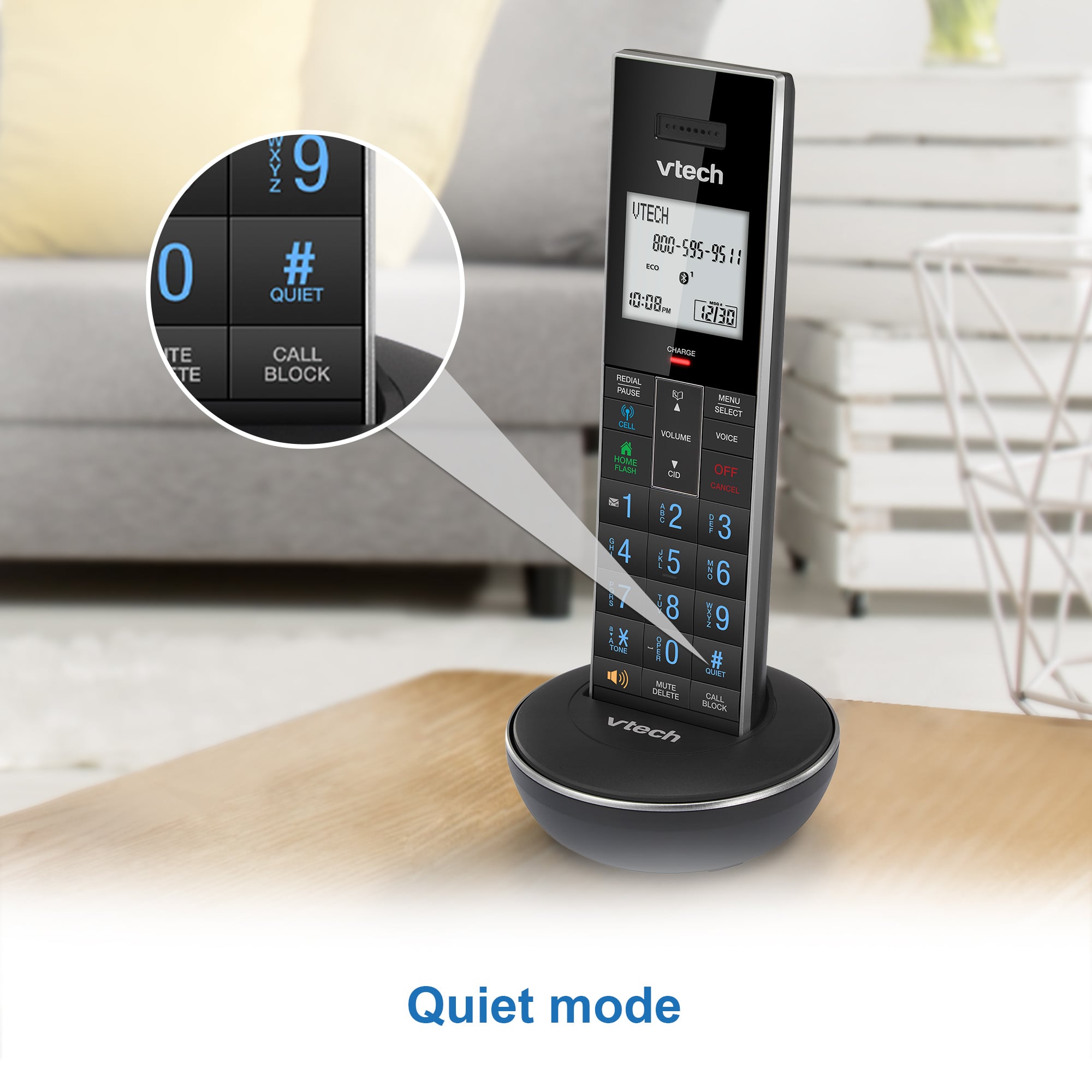 2 Handset  Connect to Cell™ Answering System with Bluetooth Speaker - view 9