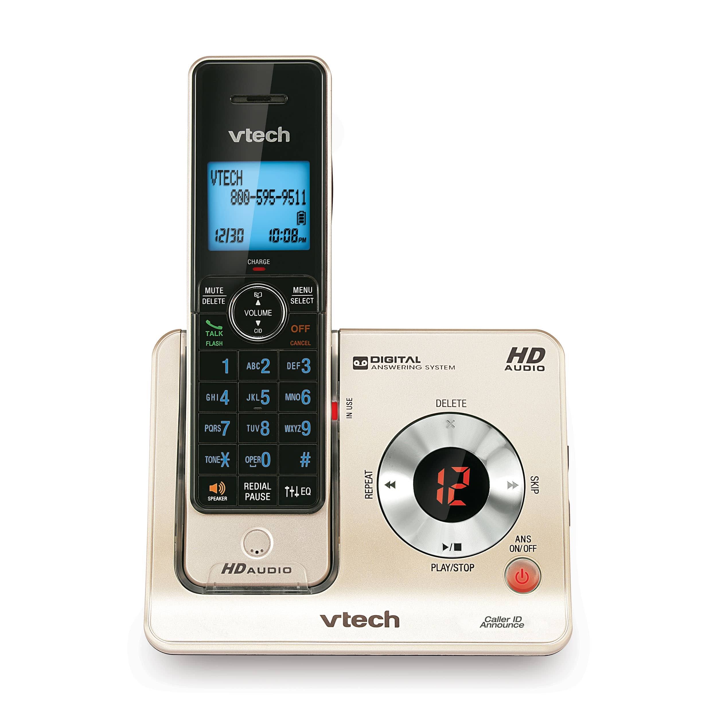 Cordless Answering System with Caller ID/Call Waiting - view 1