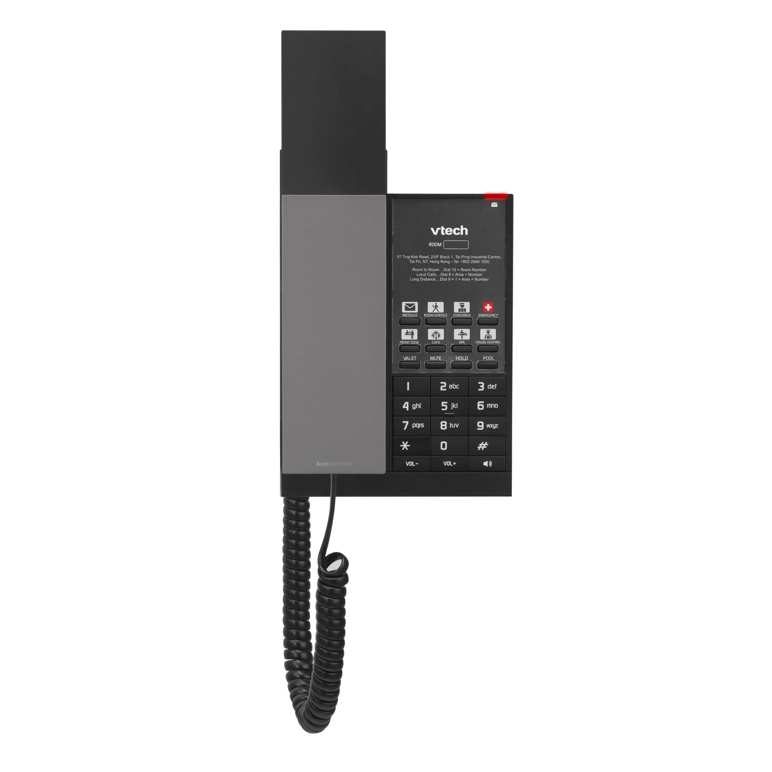 1-Line Analog Corded Phone - VTech® Hotel Phones