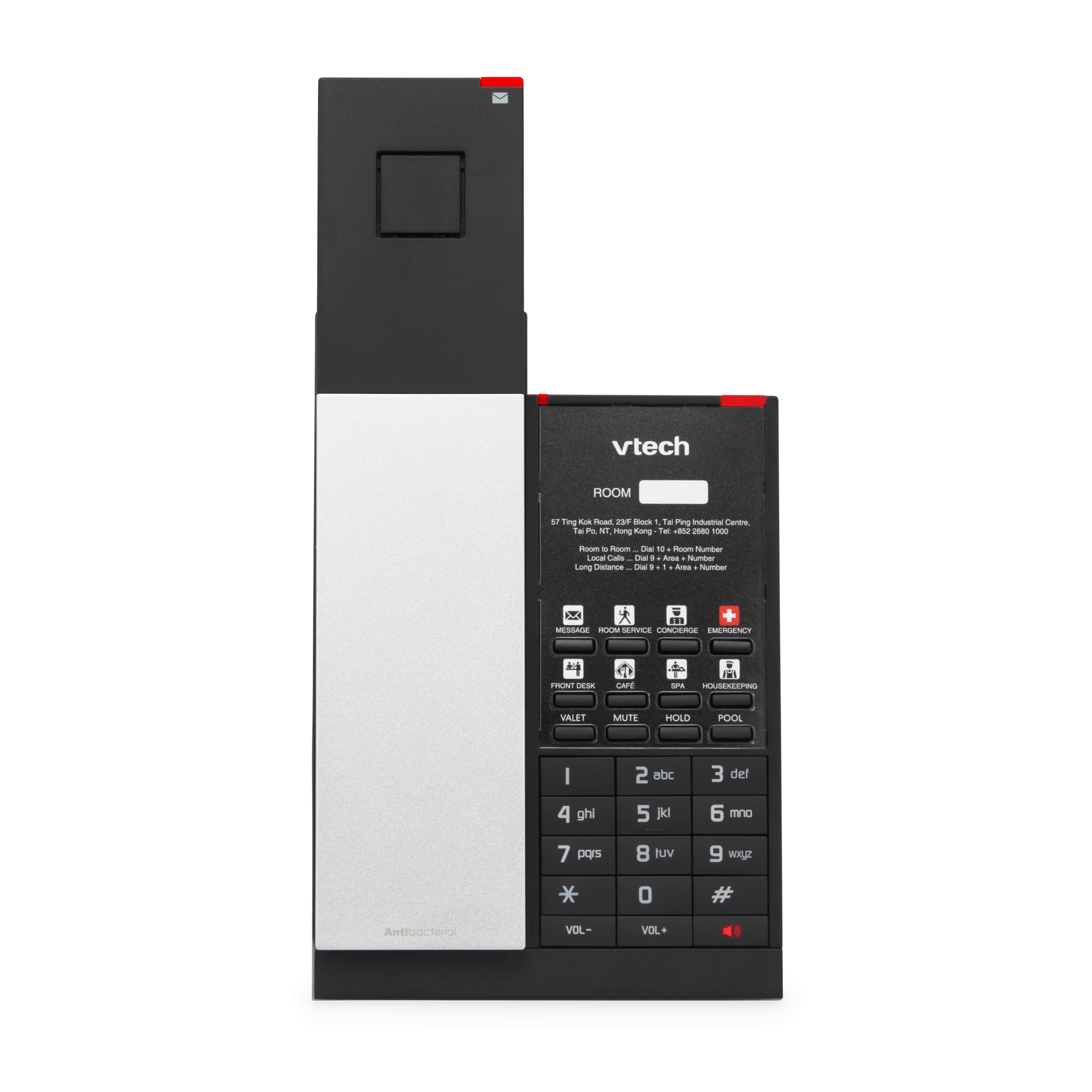 1-Line Analog Cordless Phone with Battery Backup - VTech® Hotel Phones