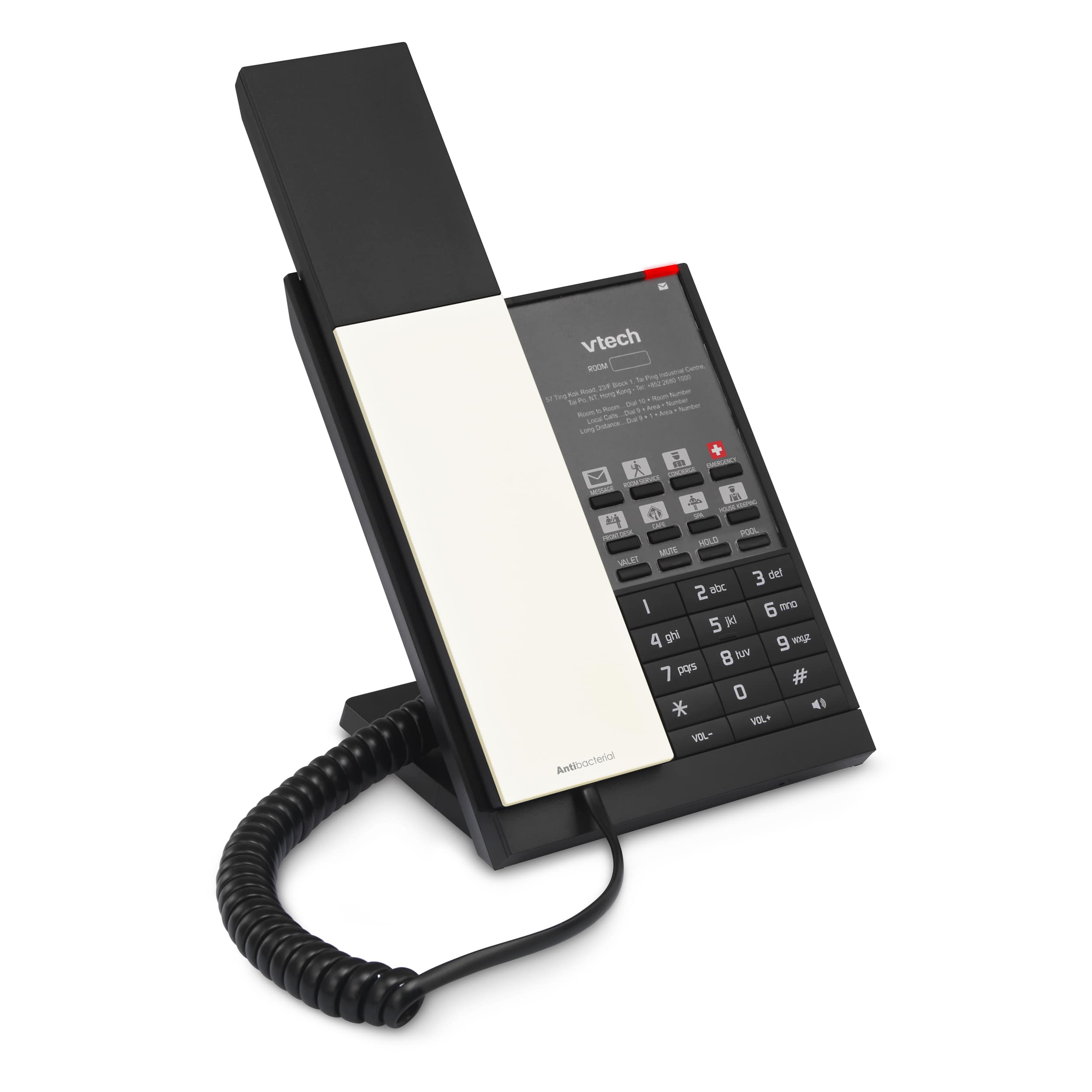 Image of 1-Line SIP Corded Phone | NG-S3211 Pearl & Black