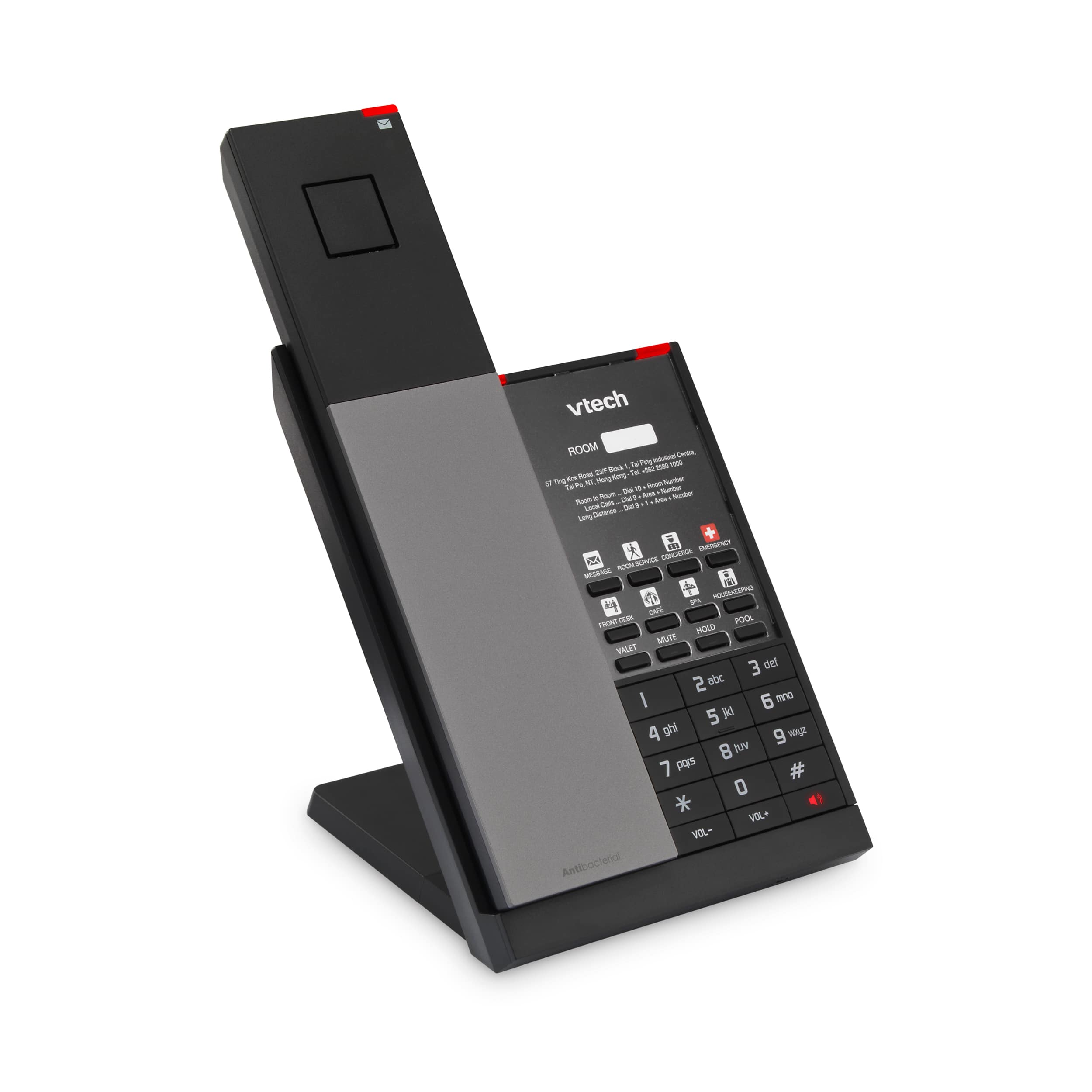  Cordless Voip Phone, Multi Function ABS Material