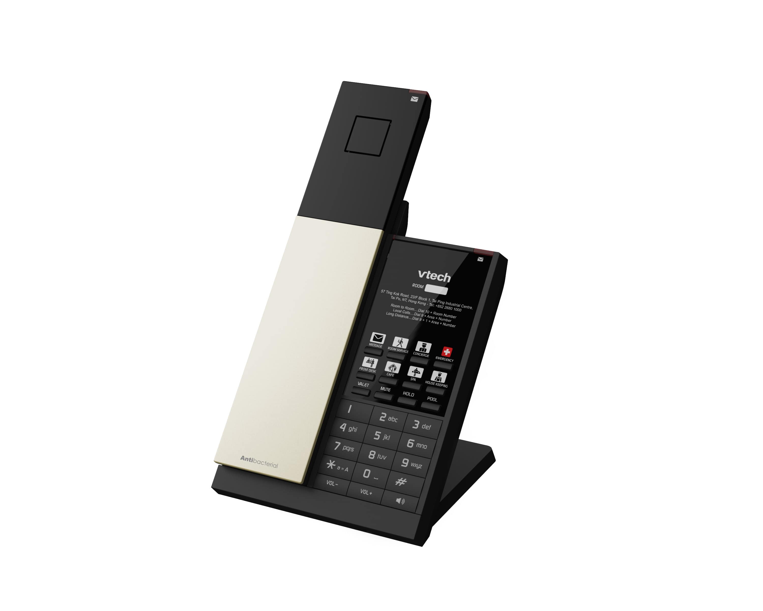 Image of 1-Line SIP Cordless Phone | NG-S3411 Pearl & Black