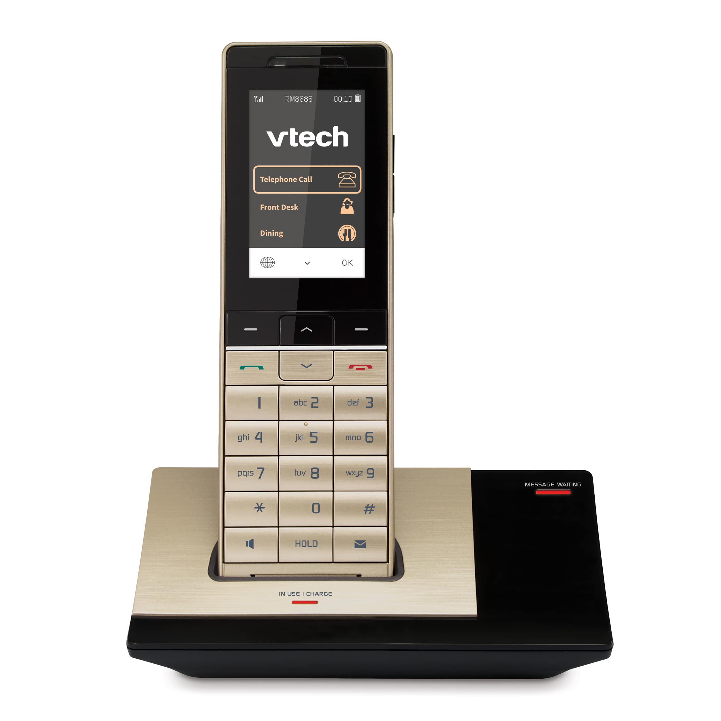 Image of 1-Line SIP Cordless Phone | PMX-S5410 Champagne Gold/Black