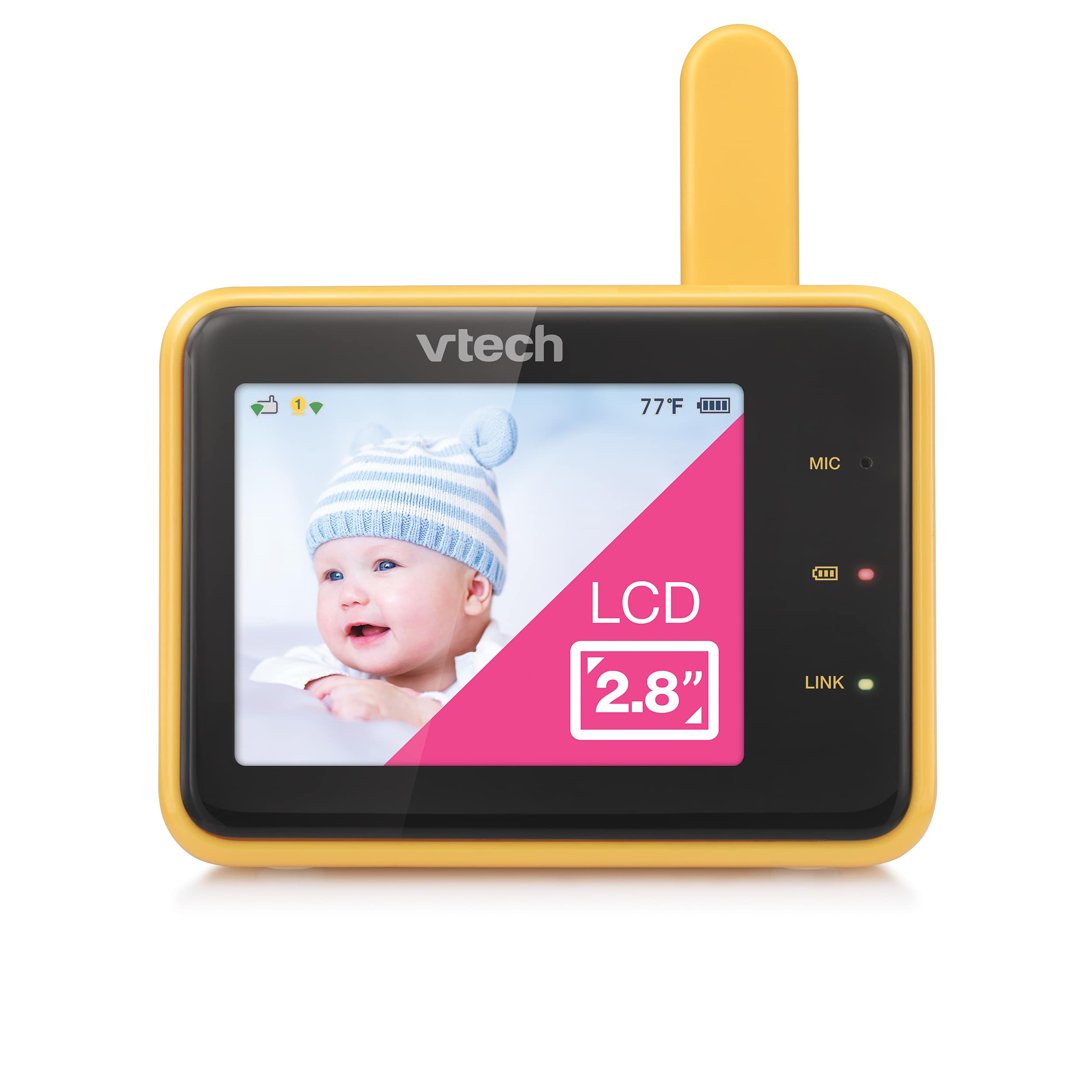 2.8" Accessory Baby Monitor Viewer that requires the RM9751 WiFi 1080p camera to operate - view 1