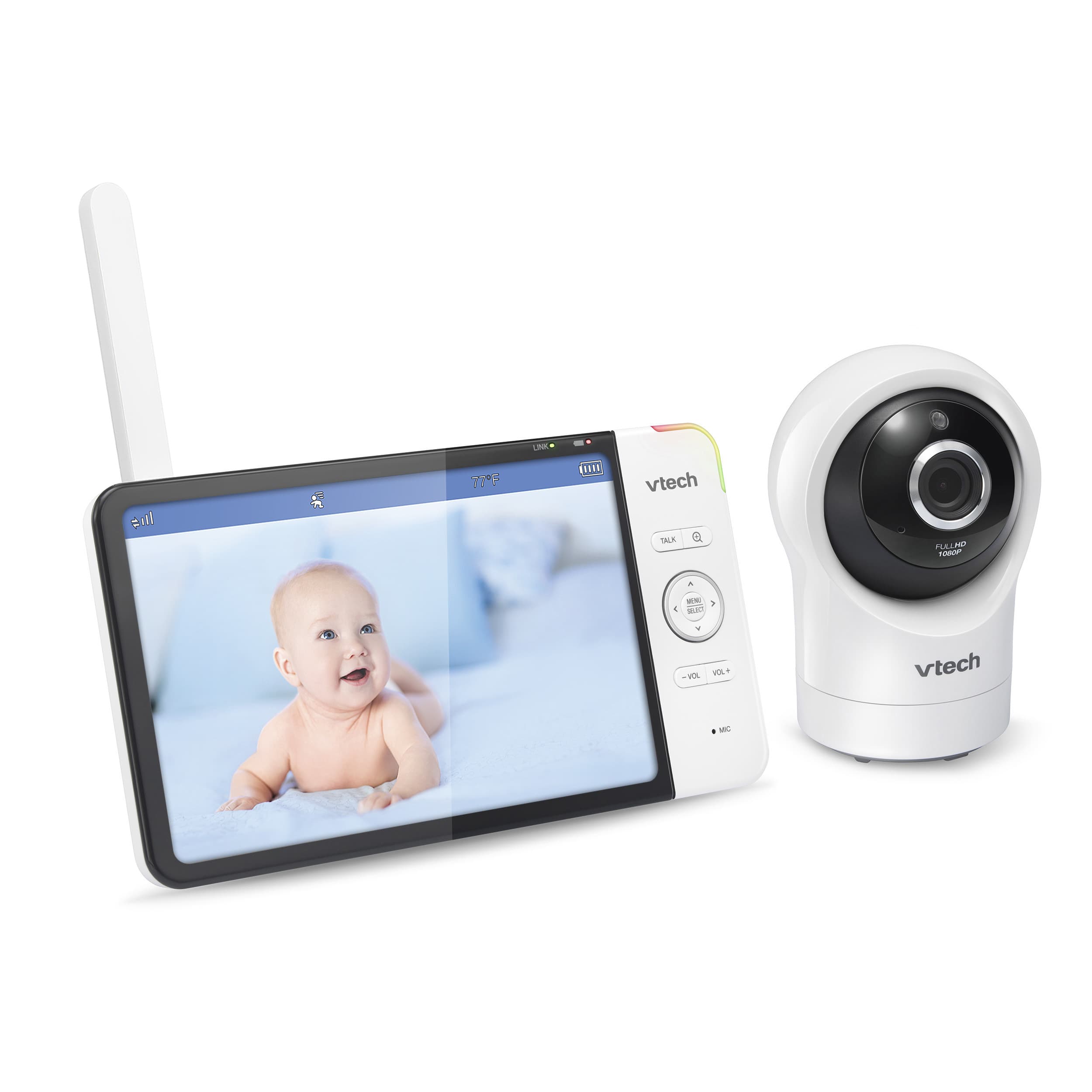 7-inch Smart Wi-Fi 1080p Pan and Tilt Monitor