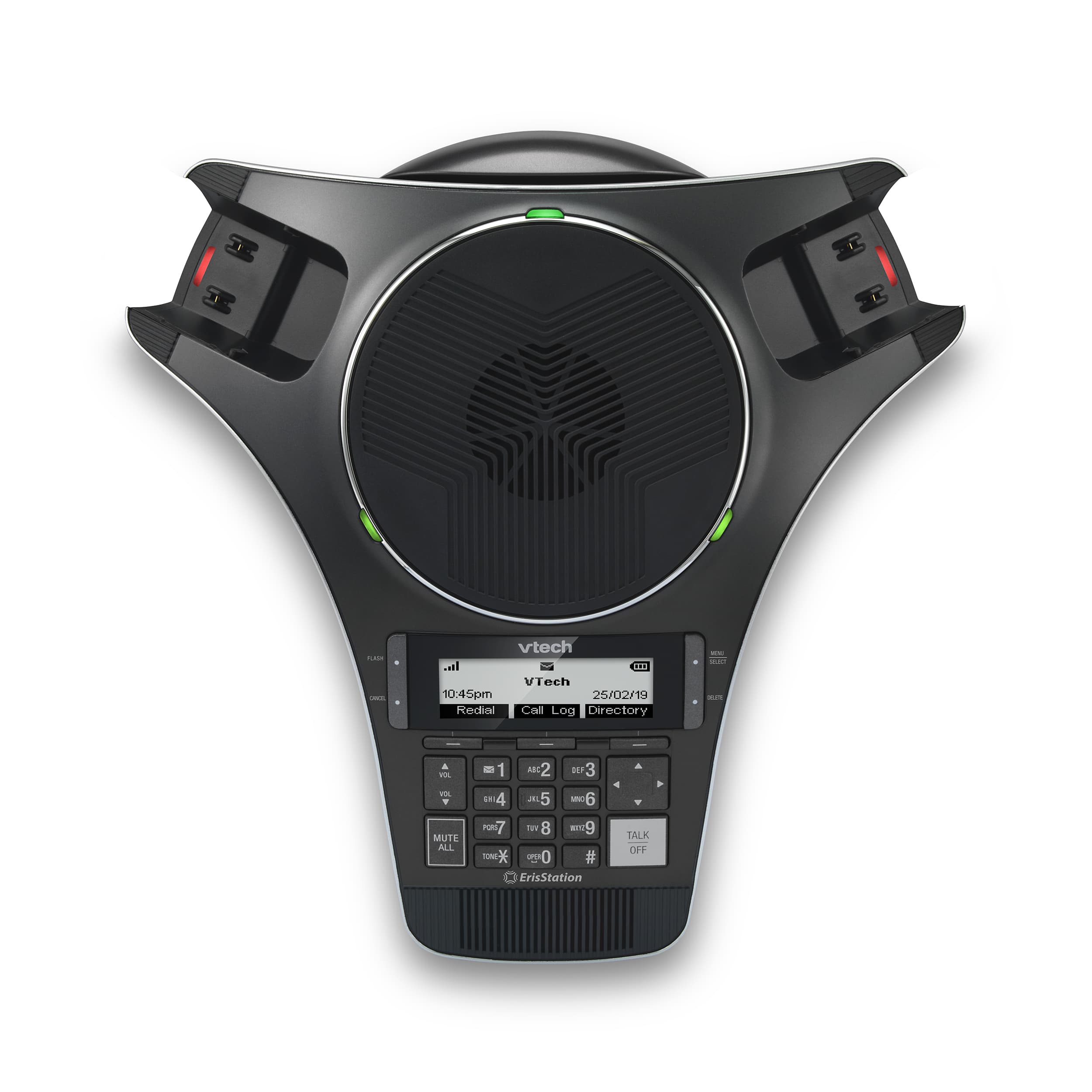 ErisStation® Wireless Conference Phone with Two Wireless Mics