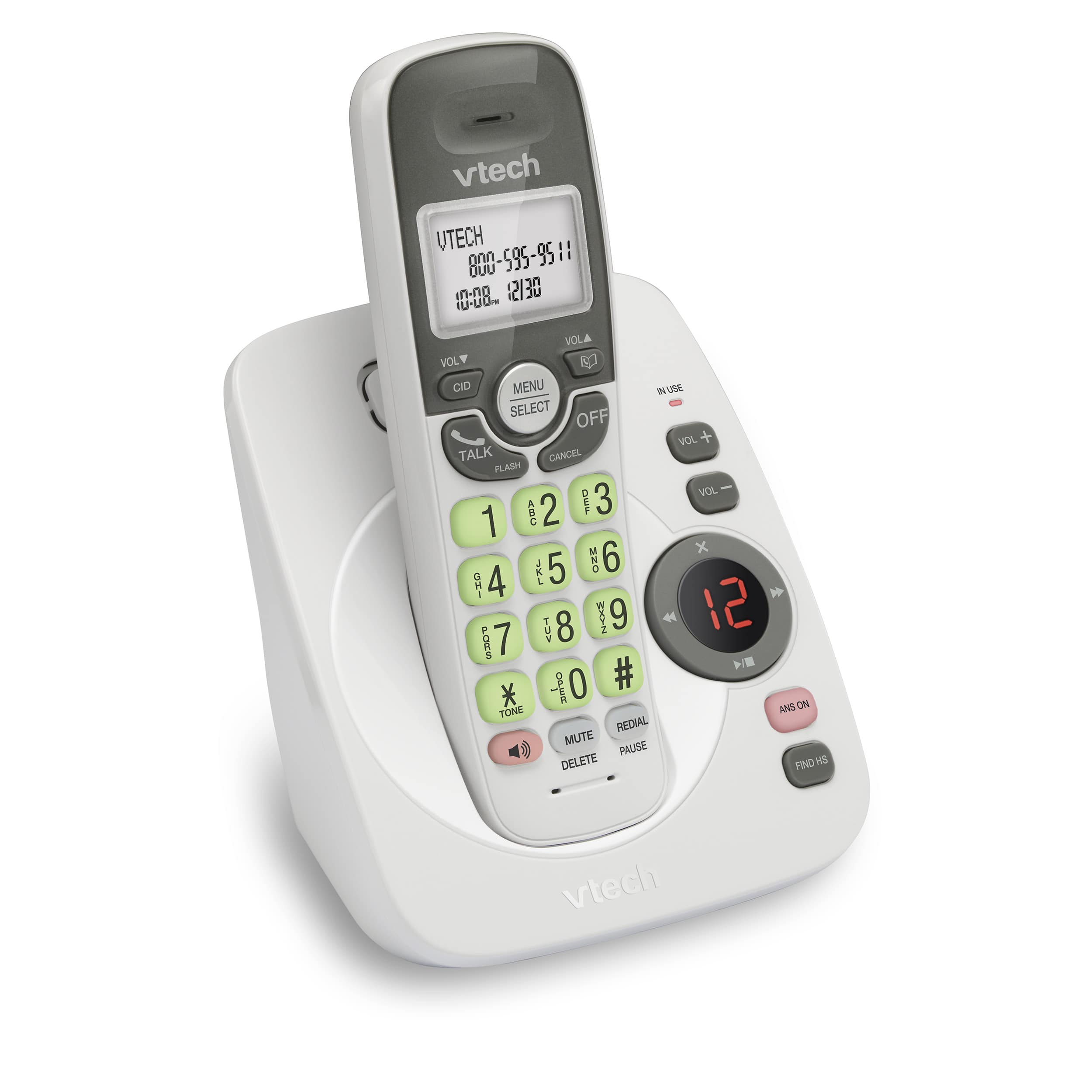 DECT 6.0  Answering System with Full Duplex Speakerphone and Caller ID/Call Waiting - view 3