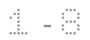 Message window displays number between 1 and 8