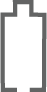 Empty battery display icon