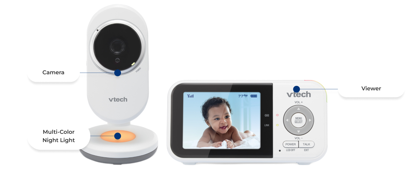 Camera, Viewer, Multi-Color Night Light