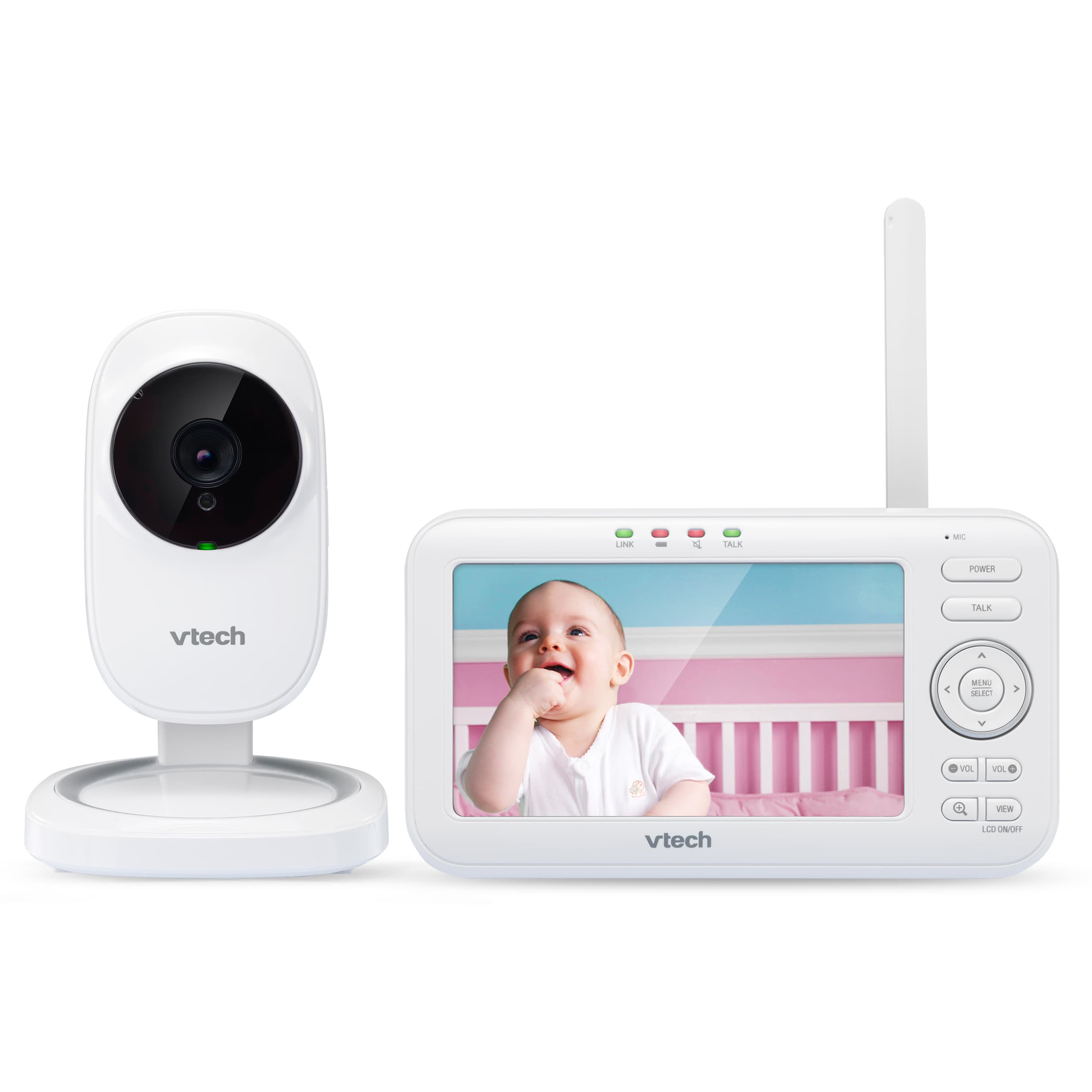 5" Digital Video Baby Monitor with Full-Color and Automatic Night Vision - view 1