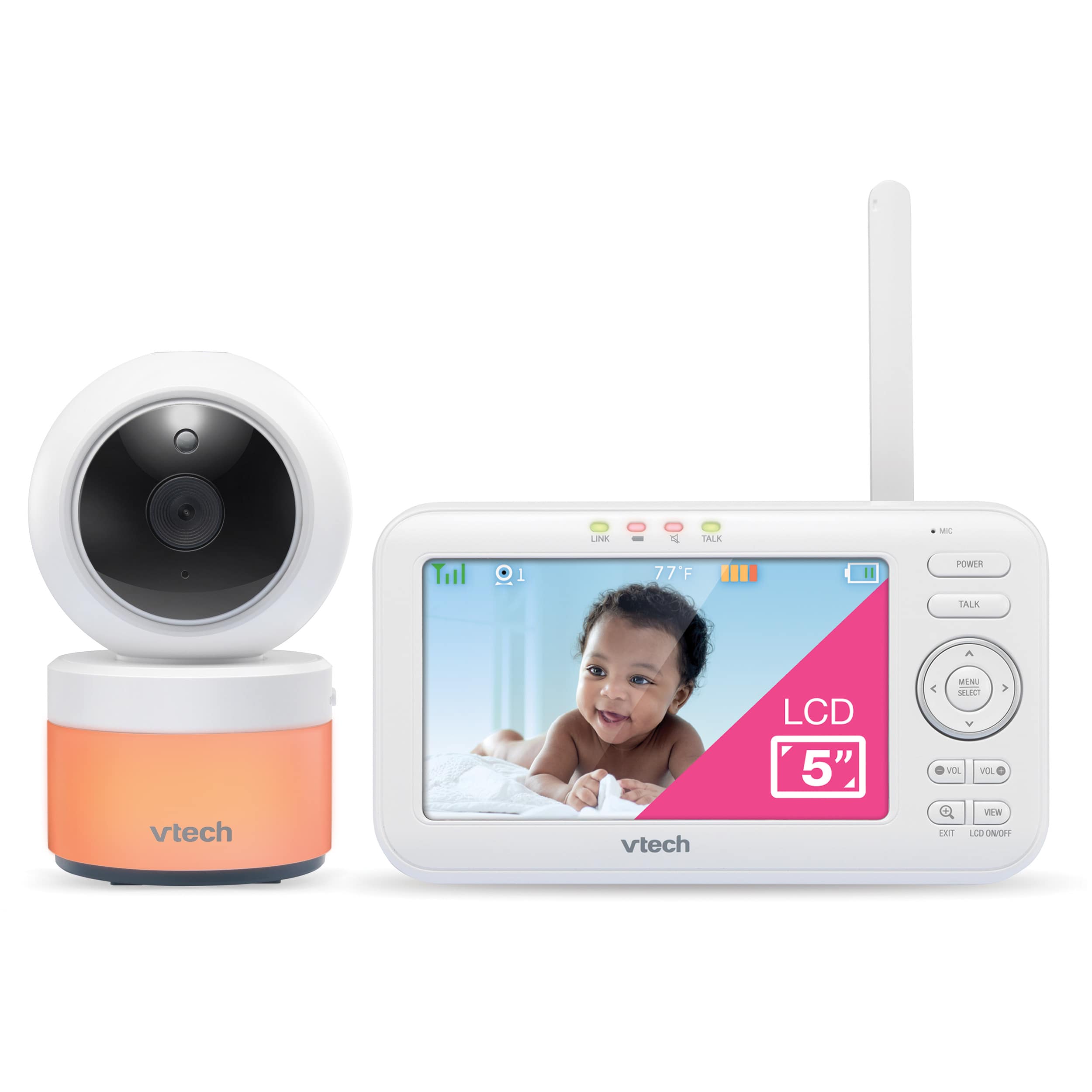Video Baby Monitor with Pan and Tilt and Night Light - view 1