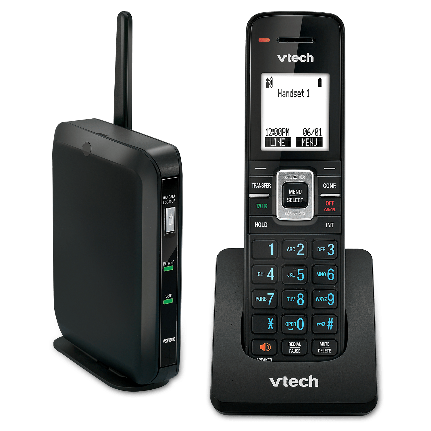 Image of ErisTerminal® SIP DECT Base Station and Cordless Handset