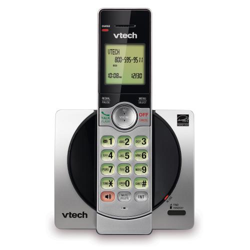 VTech CS6719-2 Téléphone DECT 6.0 avec identification de l'appelant/appel  en attente, argent/noir avec 2 combinés sans fil : : Électronique