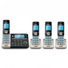 4 Handset Connect to Cell? Answering System with Dual Caller ID/Call Waiting