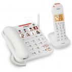 3 Handset Amplified Corded/Cordless Answering System with Wearable Home SOS Pendant and Smart Call Blocker - view 4