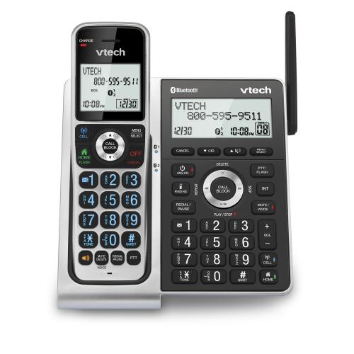 Display larger image of Extended Range Cordless Phone with Bluetooth Connect to Cell, Smart Call Blocker and Answering System - view 1