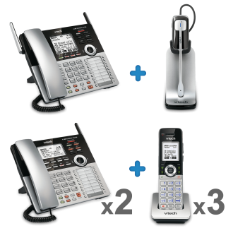 4-Line Small Business Phone System Office Bundle 2 - view 1
