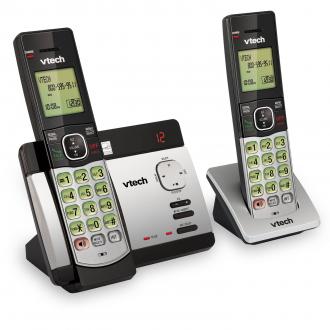 2 Handset Cordless Phone System with Caller ID/Call Waiting - view 2