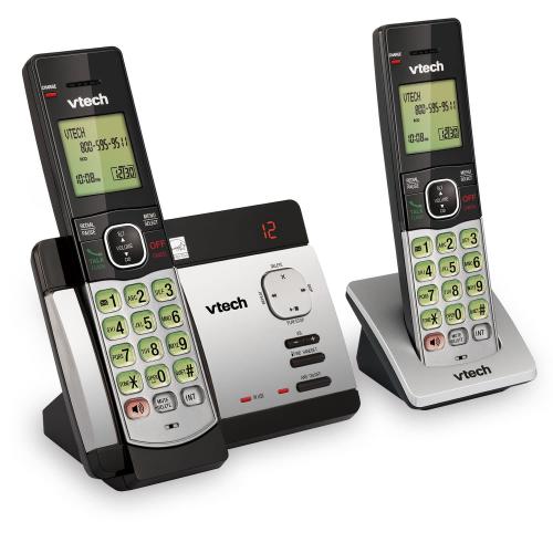 Display larger image of 2 Handset Cordless Phone System with Caller ID/Call Waiting - view 2