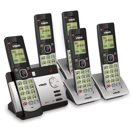 Display larger image of 5 Handset Cordless Phone System with Caller ID/Call Waiting - view 3