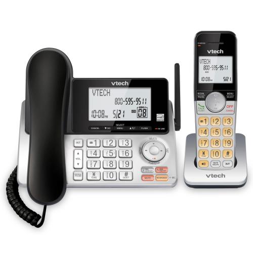 Display larger image of Extended Range DECT 6.0 Expandable Corded & Cordless Phone with Answering System, CS5249 - view 1