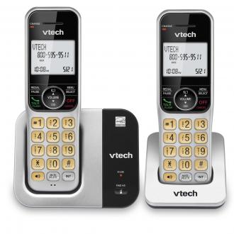 2-Handset DECT 6.0 Expandable Cordless Phone with Call Block - view 1
