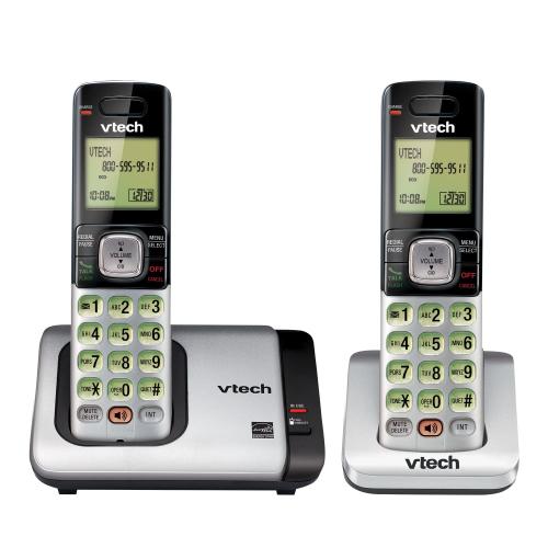Display larger image of 2 Handset Cordless Phone with Caller ID/Call Waiting - view 1