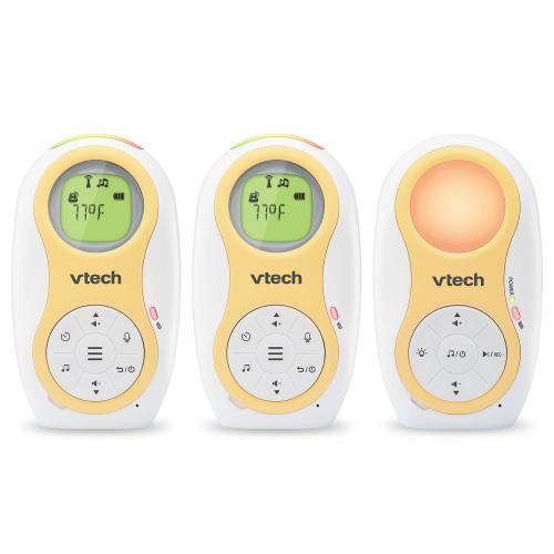 Display larger image of 2 Parent Unit Enhanced Range Digital Audio Baby Monitor with Night Light - view 1