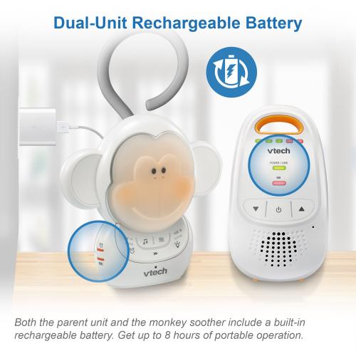 Display larger image of Audio Baby Monitor and Portable Soother - view 5