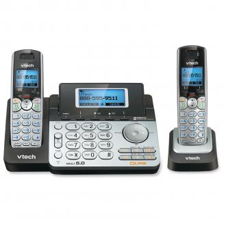 2-Line 2 Handset Answering System with Dual Caller ID/Call Waiting - view 1